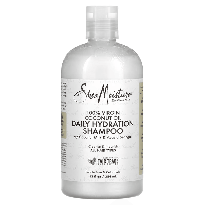 Shea Moisture 100% Virgin Coconut Oil Daily Hydration Champú 384ml - Curly Stop