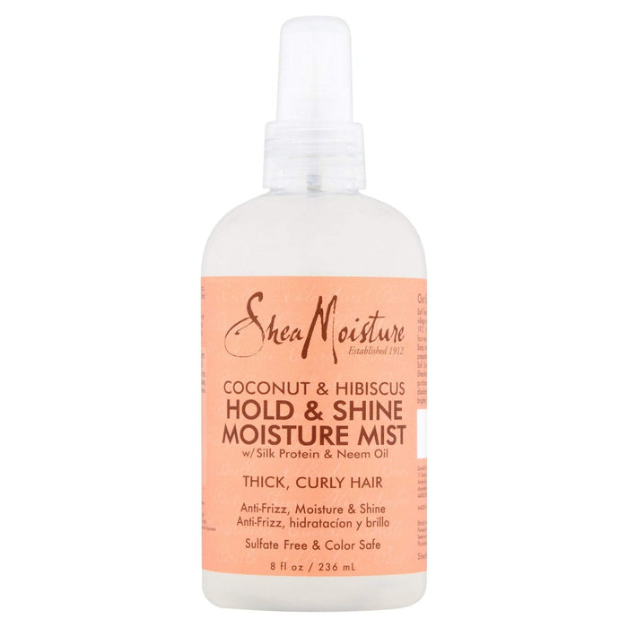 Shea Moisture Coconut & Hibiscus Hold & Shine Moisture Mist 236ml - Curly Stop