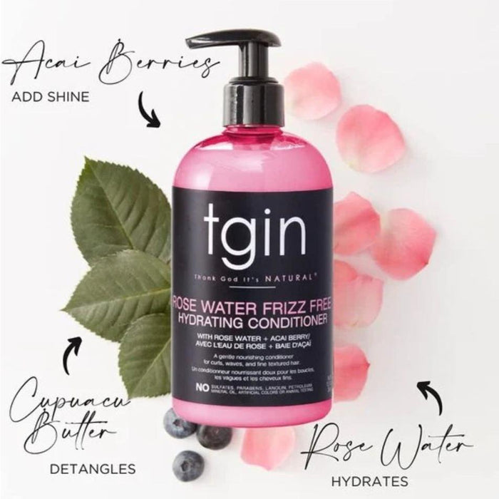 Tgin Rose Water Hydrating Conditioner 384ml - Curly Stop