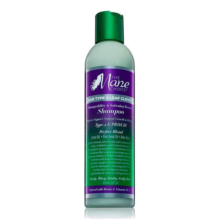 The Mane Choice Hair Type 4 Leaf Clover Manageability & Softening Remedy Shampoo 237ml - Curly Stop