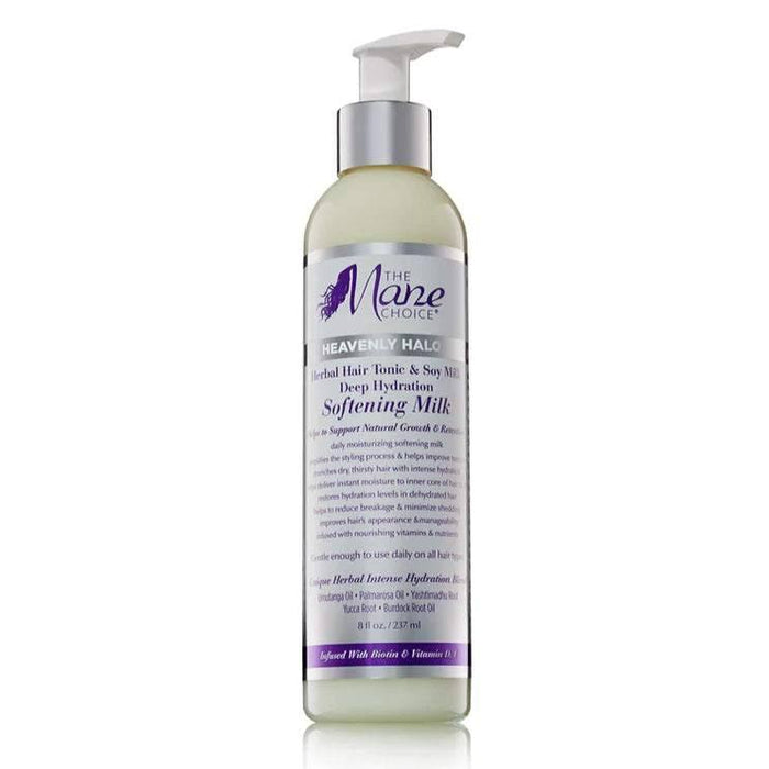 The Mane Choice Heavenly Halo Herbal Hair Softening Milk 500g - Curly Stop