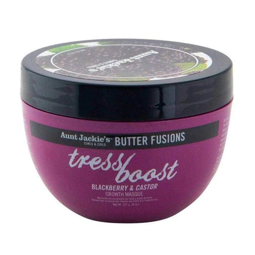 Aunt Jackie's Butter Fusions Tress Boost Blackberry & Castor Mascarilla 227g - Curly Stop