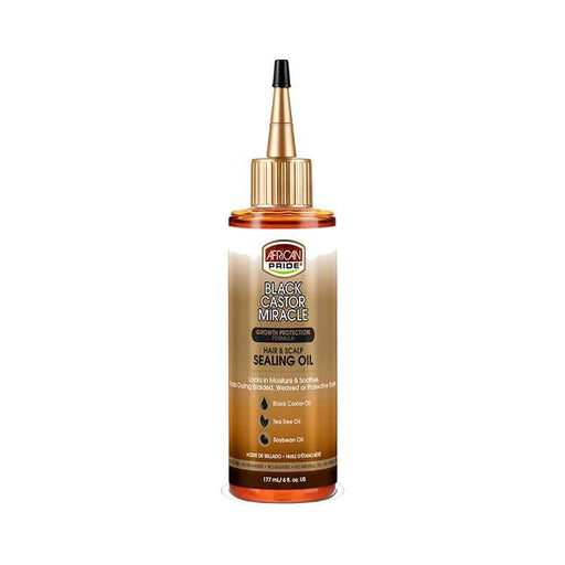 Black Castor Miracle Hair & Scalp Sealing Oil African Pride - Curly Stop