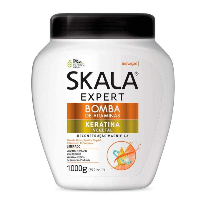 Bomba de Vitaminas Keratina Crema de Tratamiento Acondicionadora Skala - Curly Stop