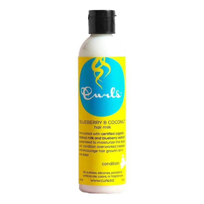 Curls Blueberry & Coconut Hair Milk 236ml - Curly Stop