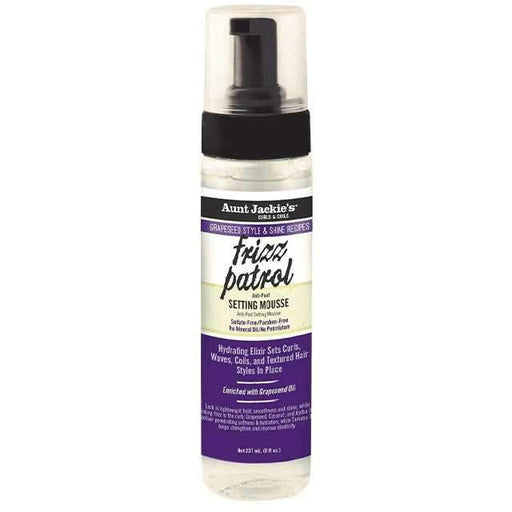 Grapeseed Frizz Patrol Setting Mousse Aunt Jackie's - Curly Stop