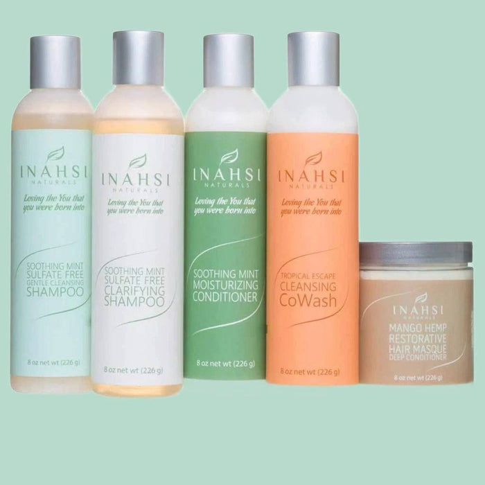 Inahsi Naturals Deluxe Wash Day System - Curly Stop