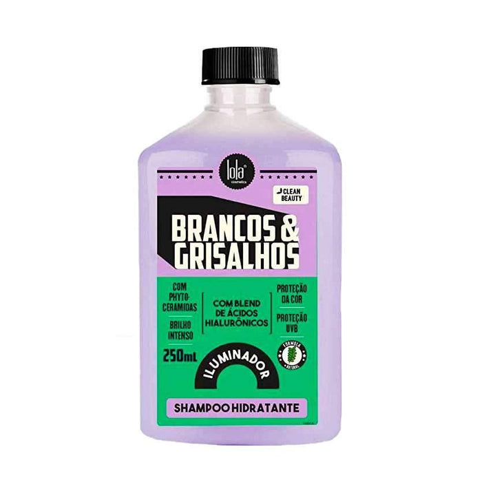 Lola Cosmetics Brancos & Grisalhos Iluminador Champú Hidratante 250ml - Curly Stop