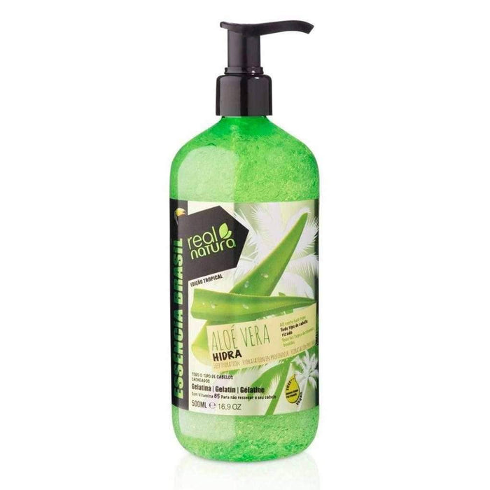 Real Natura Aloe Vera Hidra Gelatina - Curly Stop