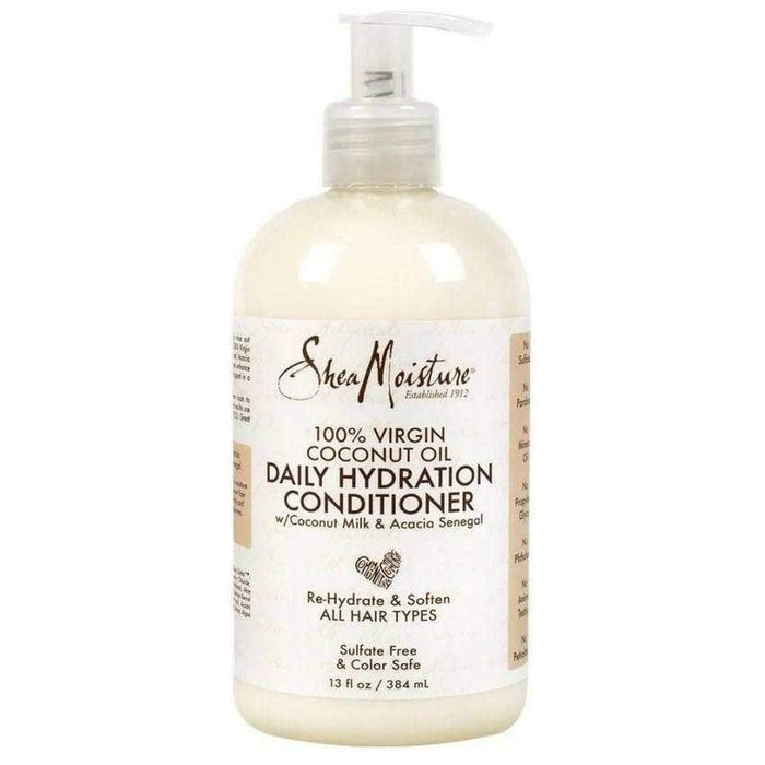 Shea Moisture 100% Virgin Coconut Oil Daily Hydration Acondicionador 384ml - Curly Stop